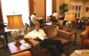 hampton inn lobby - pinehurst golf packages - places to stay